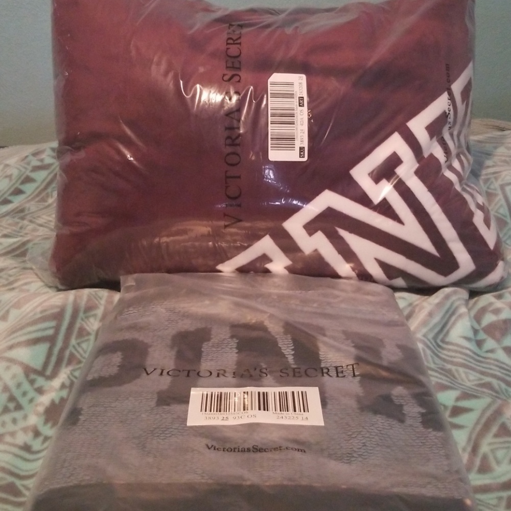 Pink Shepra  Blanket &Pink Tote